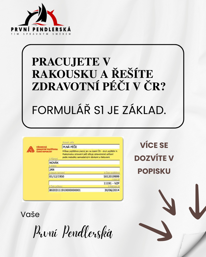 Formulář S1 (dříve E106 / E121)👩🏼‍⚕️🩹🩺🏨
